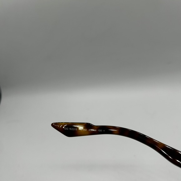 Gucci Aviator Sunglasses Tortoiseshell Lenses From Italy GG 1622S Needs Repair - Picture 8 of 8